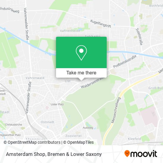 Amsterdam Shop map