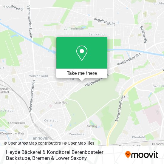 Heyde Bäckerei & Konditorei Berenbosteler Backstube map