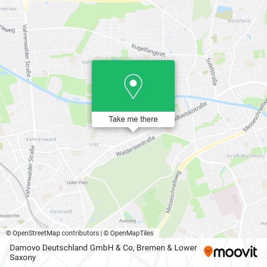Damovo Deutschland GmbH & Co map