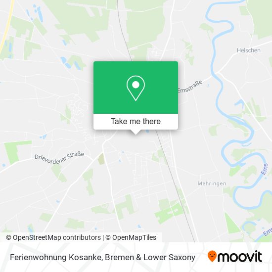 Ferienwohnung Kosanke map