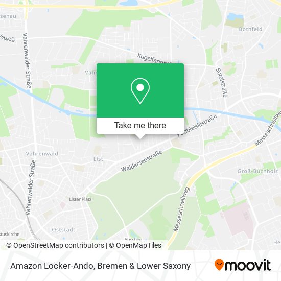 Amazon Locker-Ando map