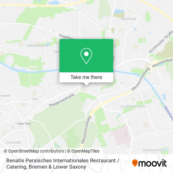 Benatis Persisches Internationales Restaurant / Catering map