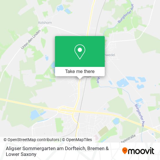 Aligser Sommergarten am Dorfteich map