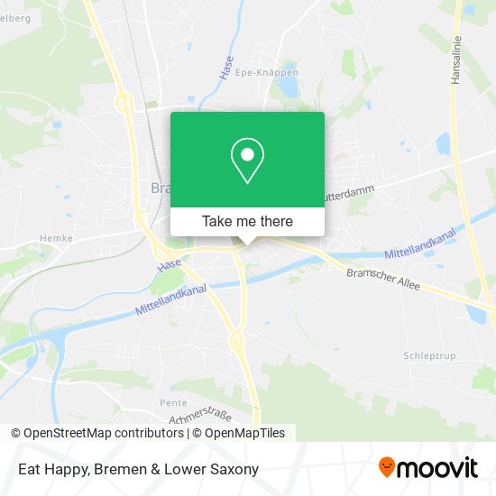 Eat Happy map