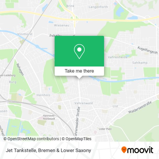 Jet Tankstelle map