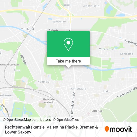 Rechtsanwaltskanzlei Valentina Placke map
