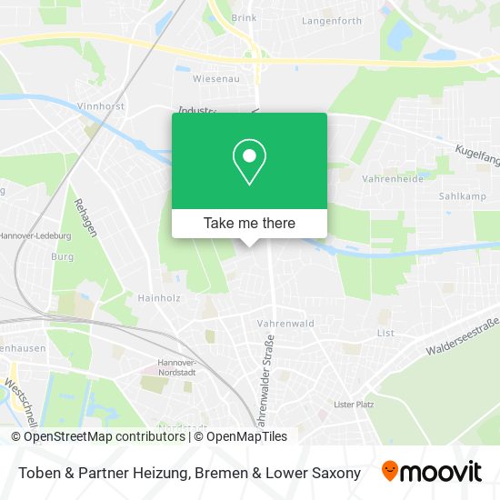 Toben & Partner Heizung map