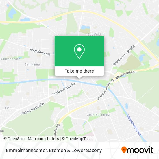 Emmelmanncenter map