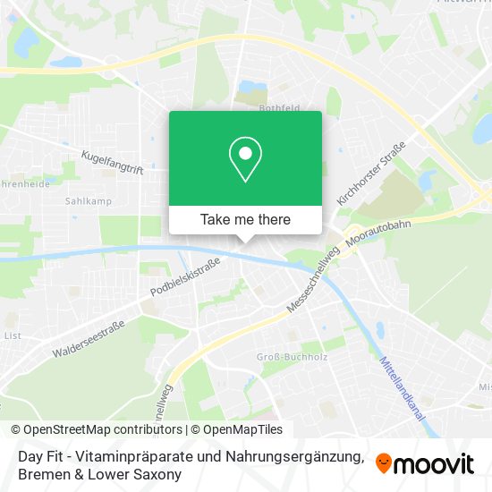 Day Fit - Vitaminpräparate und Nahrungsergänzung map