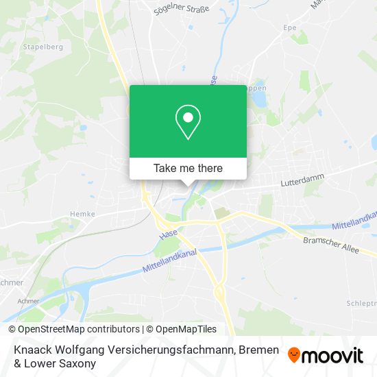 Knaack Wolfgang Versicherungsfachmann map