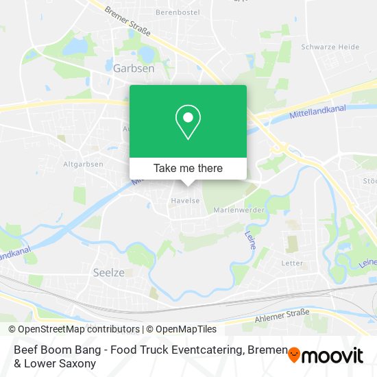 Beef Boom Bang - Food Truck Eventcatering map