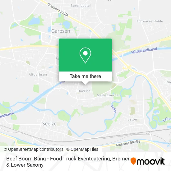 Карта Beef Boom Bang - Food Truck Eventcatering