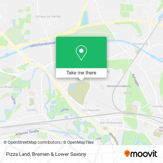 Pizza Land map