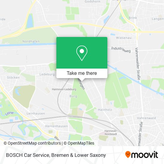 BOSCH Car Service map