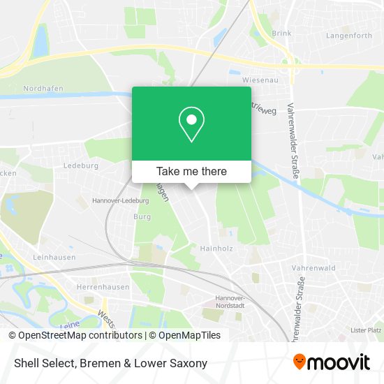 Shell Select map