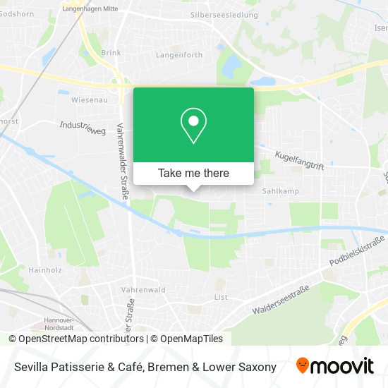 Sevilla Patisserie & Café map