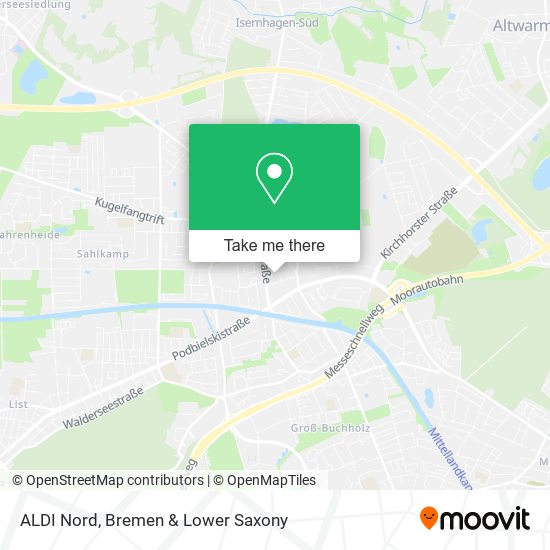 ALDI Nord map