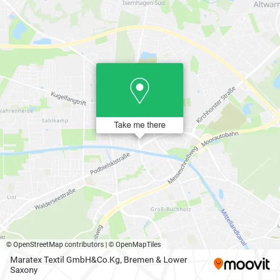 Maratex Textil GmbH&Co.Kg map