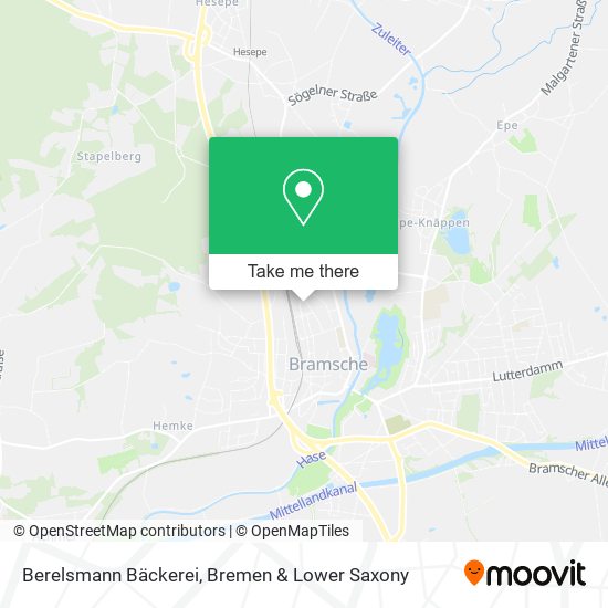 Berelsmann Bäckerei map