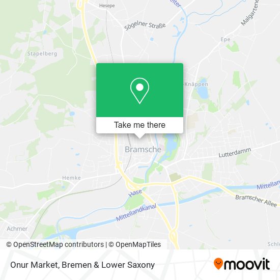 Onur Market map
