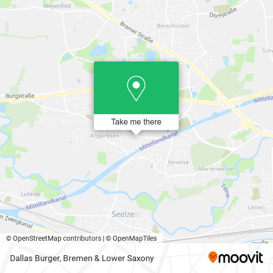 Dallas Burger map