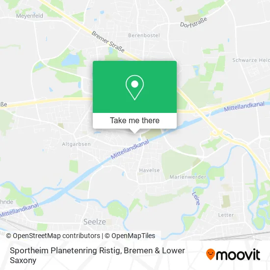 Карта Sportheim Planetenring Ristig