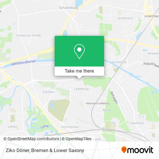Ziko Döner map