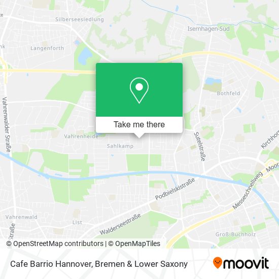 Cafe Barrio Hannover map