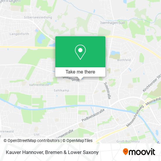 Kauver Hannover map