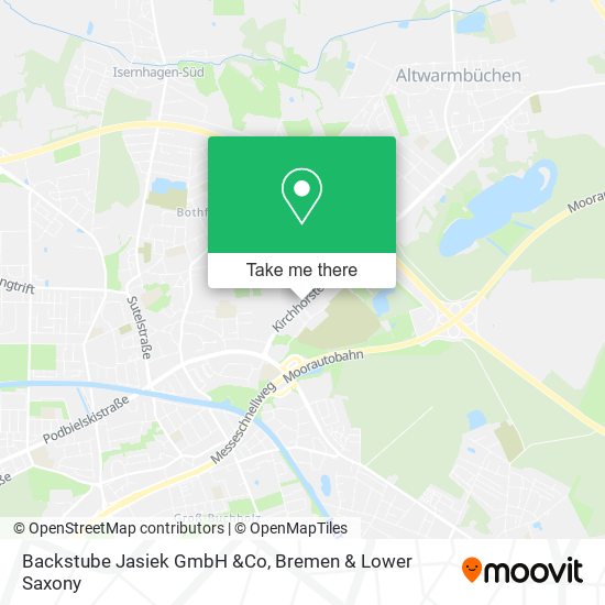 Backstube Jasiek GmbH &Co map