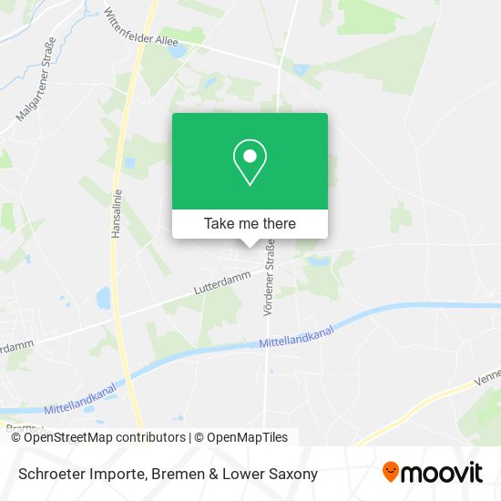Schroeter Importe map