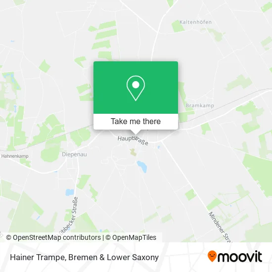 Hainer Trampe map