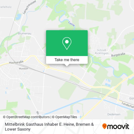 Mittelbrink Gasthaus Inhaber E. Heine map
