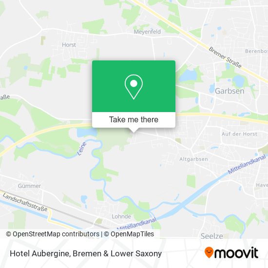 Hotel Aubergine map