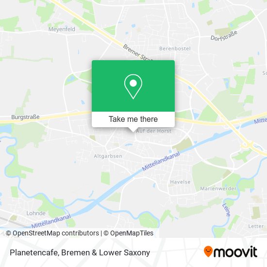Planetencafe map