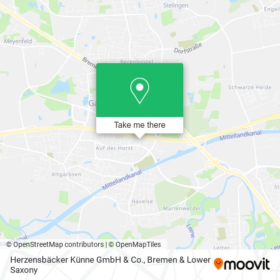 Herzensbäcker Künne GmbH & Co. map