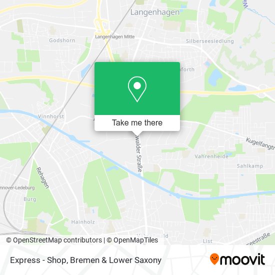 Express - Shop map