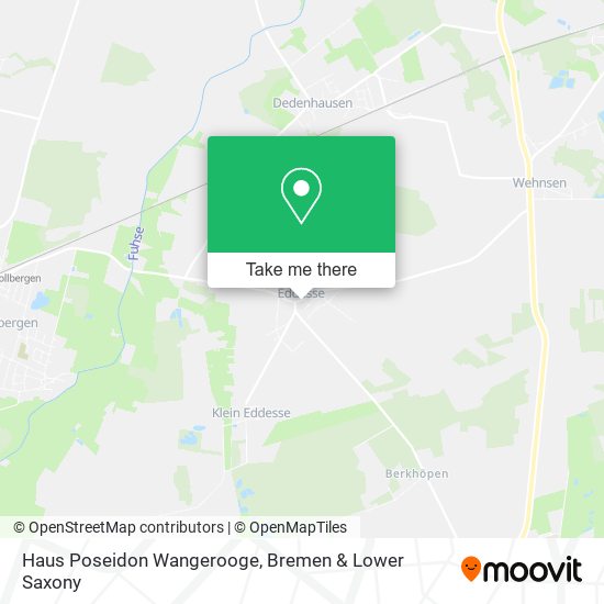 Haus Poseidon Wangerooge map