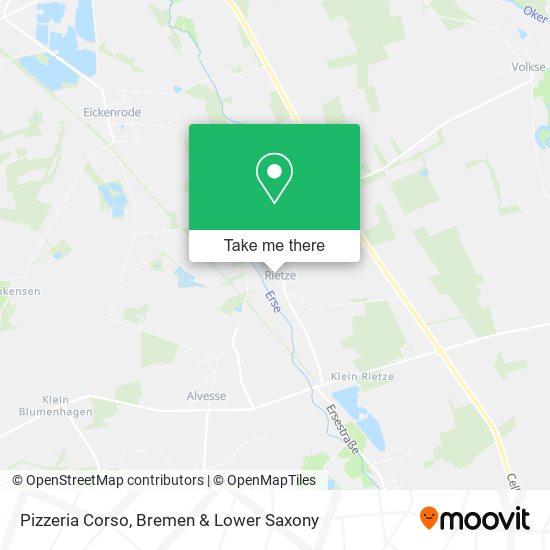 Pizzeria Corso map
