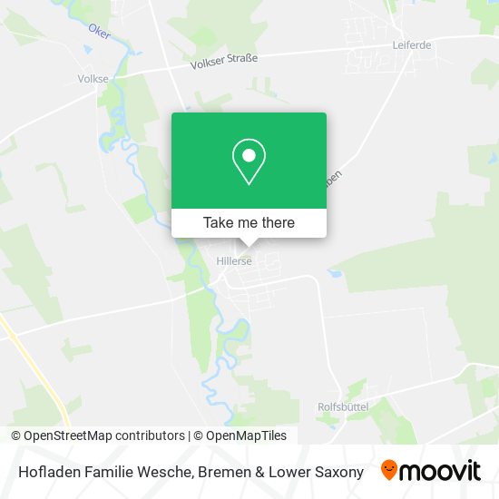 Hofladen Familie Wesche map