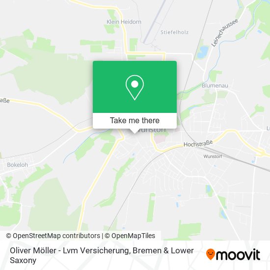 Oliver Möller - Lvm Versicherung map