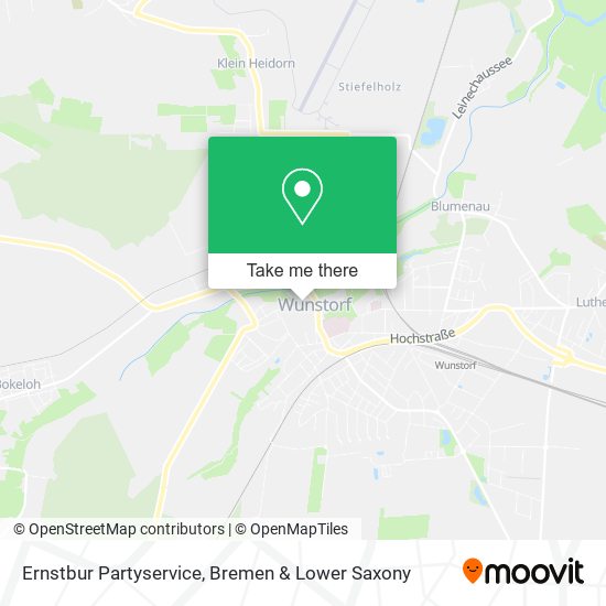 Ernstbur Partyservice map