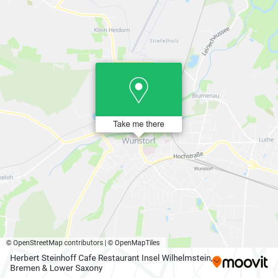 Herbert Steinhoff Cafe Restaurant Insel Wilhelmstein map