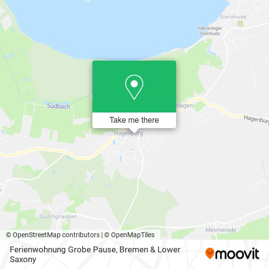 Ferienwohnung Grobe Pause map