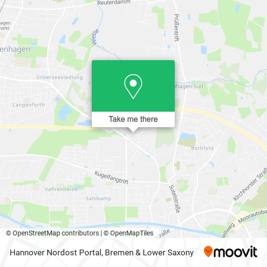 Hannover Nordost Portal map