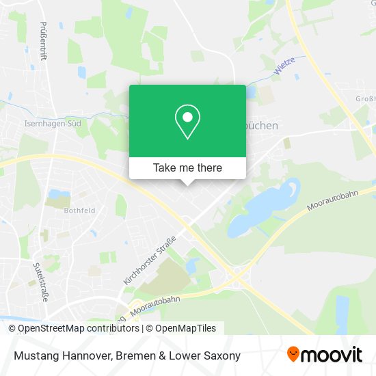 Mustang Hannover map