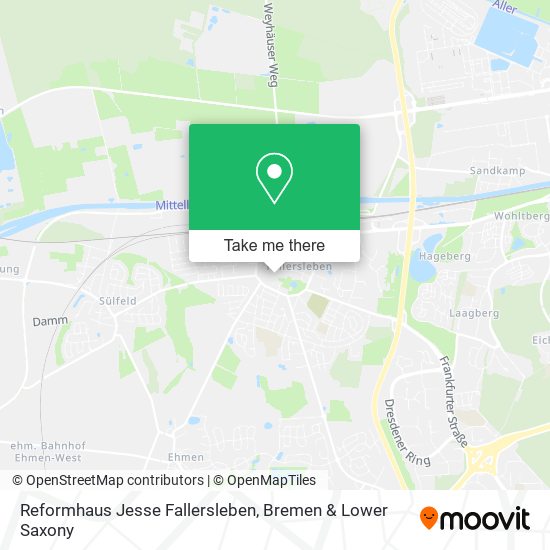 Reformhaus Jesse Fallersleben map
