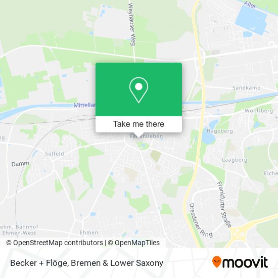Becker + Flöge map