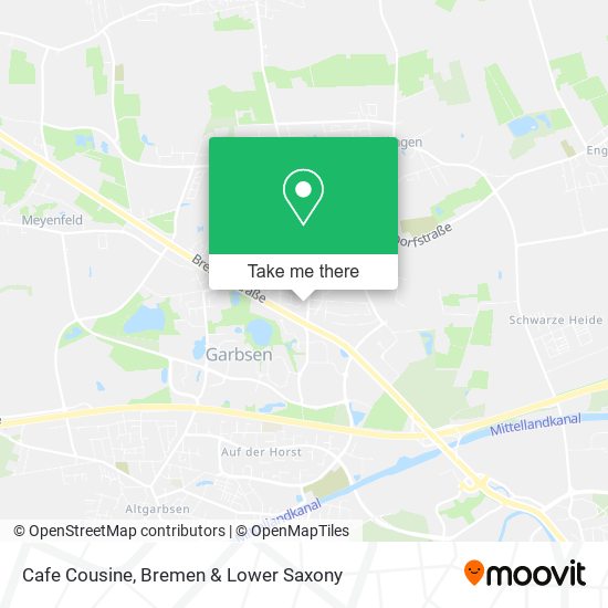 Cafe Cousine map