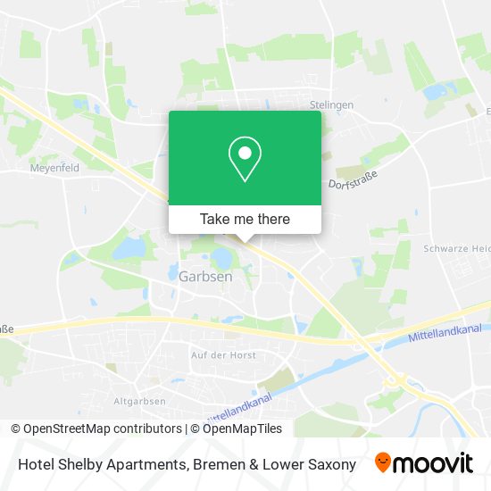 Hotel Shelby Apartments map